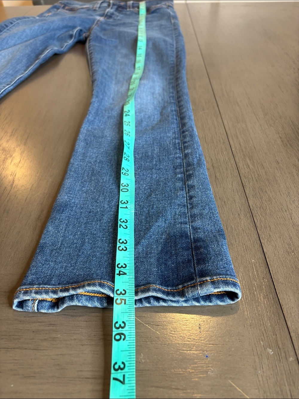 π Veronica Beard Carly Kick Flare Jeans Womenβs 26 Dark Wash Staight Legπ - Picture 5 of 12